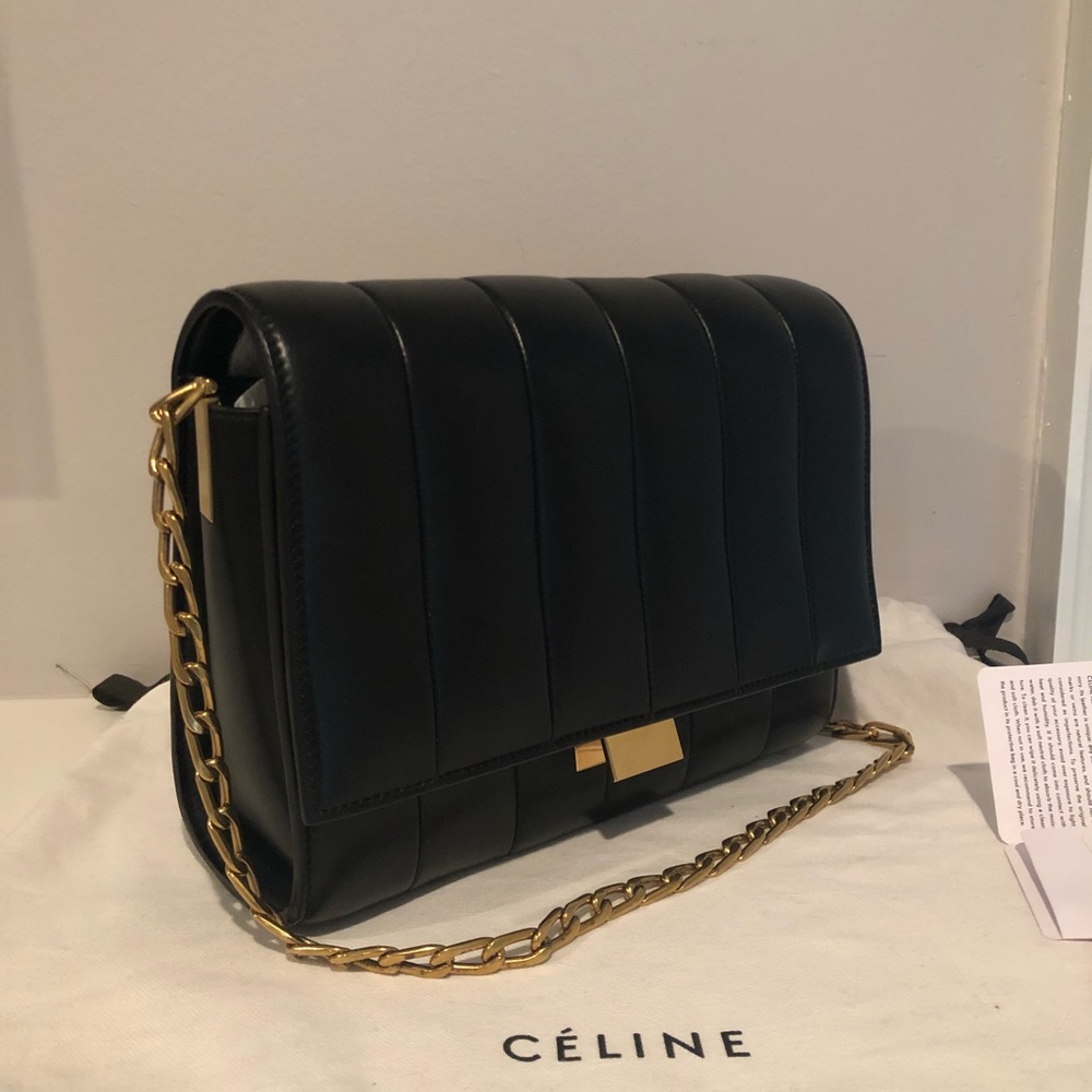 Celine Medium Quilted Lambskin Handbag